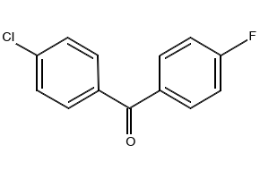 Methanone, (4-chlorophenyl)(4-fluorophenyl)- structure, CAS 2069-48-9