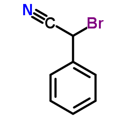 Benzeneacetonitrile, .alpha.-bromo- structure, CAS 5798-79-8