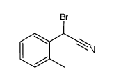 Benzeneacetonitrile, .alpha.-bromo-2-methyl- structure, CAS 1052175-57-1