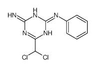 1,3,5-Triazine-2,4-diamine, 6-(dichloromethyl)-N2-phenyl- structure, CAS 30355-65-8