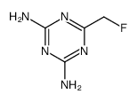 1,3,5-Triazine-2,4-diamine, 6-(fluoromethyl)- structure, CAS 3367-81-5