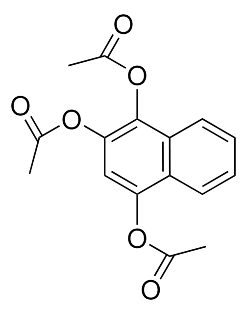 1,2,4-Naphthalenetriol, 1,2,4-triacetate structure, CAS 1785-67-7