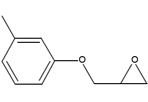 Oxirane, 2-[(3-methylphenoxy)methyl]- structure, CAS 2186-25-6
