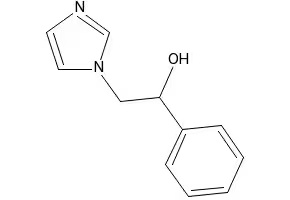 1H-Imidazole-1-ethanol, .alpha.-phenyl- structure, CAS 24155-47-3