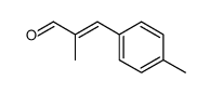 2-Propenal, 2-methyl-3-(4-methylphenyl)- structure, CAS 3893-15-0