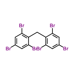 Benzene, 1,1'-methylenebis[2,4,6-tribromo- structure, CAS 36402-18-3