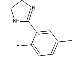 1H-Imidazole, 4,5-dihydro-2-(2-methylphenyl)- structure, CAS 57327-93-2