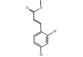 2-Propenoic acid, 3-(2,4-dichlorophenyl)-2-methyl- structure, CAS 103754-42-3