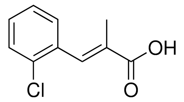 2-Propenoic acid, 3-(2-chlorophenyl)-2-methyl- structure, CAS 1614-98-8