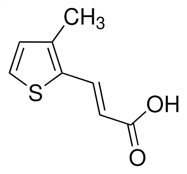 2-Propenoic acid, 3-(3-chlorophenyl)-2-methyl- structure, CAS 53598-05-3