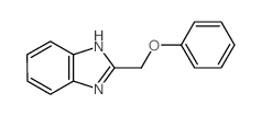 1H-Benzimidazole, 2-(phenoxymethyl)- structure, CAS 6637-29-2