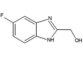 1H-Benzimidazole-2-methanol, 6-fluoro- structure, CAS 39811-07-9
