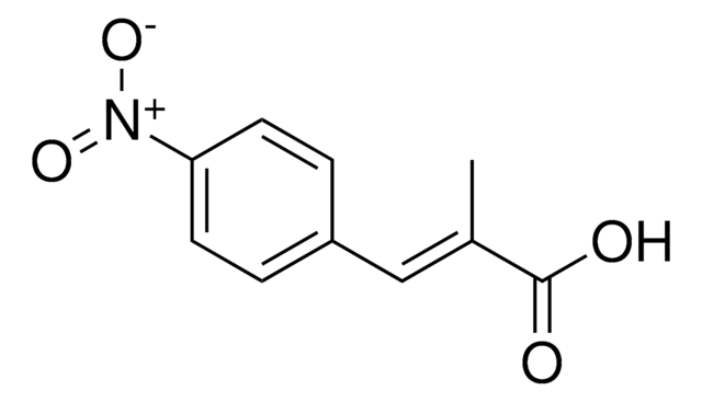2-Propenoic acid, 2-methyl-3-(4-nitrophenyl)- structure, CAS 949-98-4