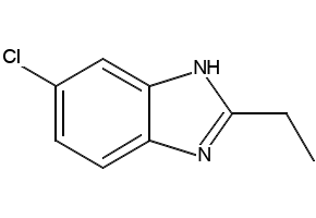 1H-Benzimidazole, 6-chloro-2-ethyl- structure, CAS 34569-15-8