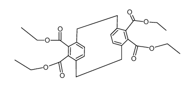 Tricyclo[8.2.2.24,7]hexadeca-4,6,10,12,13,15-hexaene-5,6,11,12-tetracarboxylic acid, tetraethyl ester, stereoisomer (9CI) structure, CAS 53922-62-6