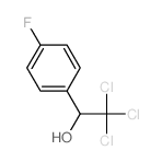 Benzenemethanol, 4-fluoro-.alpha.-(trichloromethyl)- structure, CAS 394-56-9