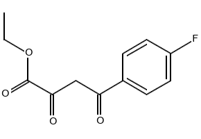 Benzenebutanoic acid, 4-fluoro-.alpha.,.gamma.-dioxo-, ethyl ester structure, CAS 31686-94-9
