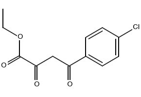 Benzenebutanoic acid, 4-chloro-.alpha.,.gamma.-dioxo-, ethyl ester structure, CAS 5814-38-0