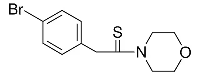 Ethanethione, 2-(4-bromophenyl)-1-(4-morpholinyl)- structure, CAS 77129-81-8
