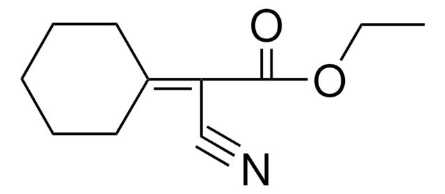 Acetic acid, 2-cyano-2-cyclohexylidene-, ethyl ester structure, CAS 6802-76-2