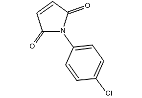 1H-Pyrrole-2,5-dione, 1-(4-chlorophenyl)- structure, CAS 1631-29-4