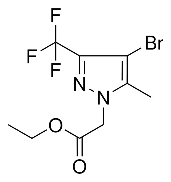 4-Isoxazolecarboxylic acid, 3-methyl-5-(trifluoromethyl)-, ethyl ester structure, CAS 256471-34-8