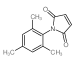 1H-Pyrrole-2,5-dione, 1-(2,4,6-trimethylphenyl)- structure, CAS 55862-98-1