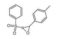 Oxaziridine, 3-(4-methylphenyl)-2-(phenylsulfonyl)-, trans-(-)- structure, CAS 85653-71-0