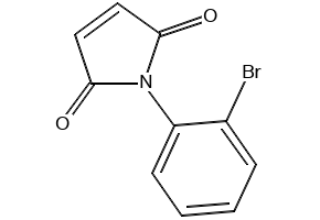 1H-Pyrrole-2,5-dione, 1-(2-bromophenyl)- structure, CAS 36817-47-7
