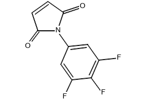 1H-Pyrrole-2,5-dione, 1-(2,4,6-trifluorophenyl)- structure, CAS 134366-04-4