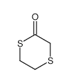 1,4-Dithian-2-one structure, CAS 74637-14-2