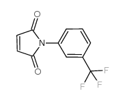 1H-Pyrrole-2,5-dione, 1-[3-(trifluoromethyl)phenyl]- structure, CAS 53629-19-9