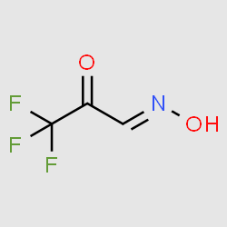 Propanal, 3,3,3-trifluoro-2-oxo-, 1-oxime structure, CAS 1073974-05-6