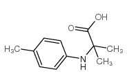 Alanine, 2-methyl-N-p-tolyl- structure, CAS 117755-94-9
