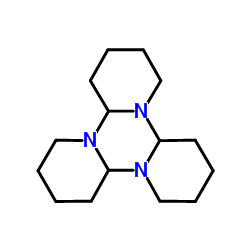 1H,6H,11H-Tripyrido[1,2-a:1',2'-c:1'',2''-e][1,3,5]triazine, dodecahydro- structure, CAS 522-33-8