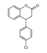 2H-1-Benzopyran-2-one, 4-(4-chlorophenyl)-3,4-dihydro- structure, CAS 860256-40-2