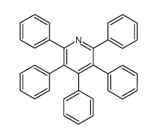 Pyridine, 2,3,4,5,6-pentaphenyl- structure, CAS 40249-26-1