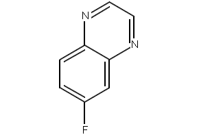 Quinoxaline, 6-fluoro- structure, CAS 1644-14-0