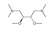 1,4-Butanediamine, 2,3-dimethoxy-N1,N1,N4,N4-tetramethyl-, (2S,3S)- structure, CAS 26549-21-3