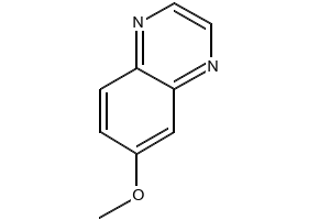 Quinoxaline, 6-methoxy- structure, CAS 6639-82-3