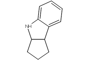 Cyclopent[b]indole, 1,2,3,3a,4,8b-hexahydro- structure, CAS 80278-94-0