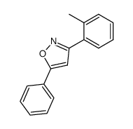 Isoxazole, 3-(2-methylphenyl)-5-phenyl- structure, CAS 65349-23-7