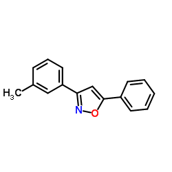 Isoxazole, 3-(3-methylphenyl)-5-phenyl- structure, CAS 107313-62-2