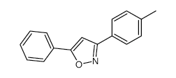 Isoxazole, 3-(4-methylphenyl)-5-phenyl- structure, CAS 29329-38-2