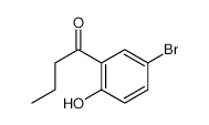 1-Butanone, 1-(5-bromo-2-hydroxyphenyl)- structure, CAS 105211-80-1