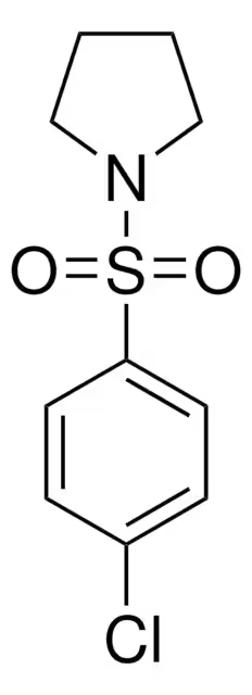 Pyrrolidine, 1-(4-chlorophenyl)- structure, CAS 4280-30-2