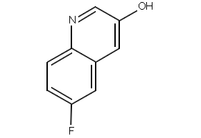 3-Quinolinol, 6-fluoro- structure, CAS 1167056-03-2