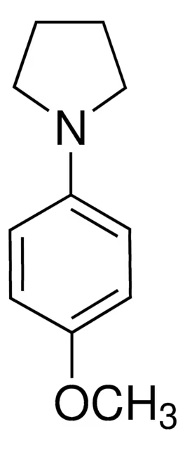 Pyrrolidine, 1-(4-methoxyphenyl)- structure, CAS 54660-04-7