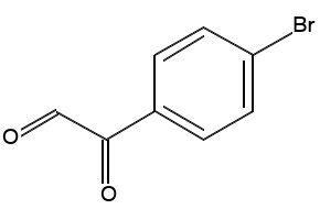 Benzeneacetaldehyde, 4-bromo-.alpha.-oxo- structure, CAS 5195-29-9