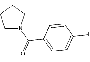 Pyrrolidine, 1-(4-iodophenyl)- structure, CAS 87350-76-3